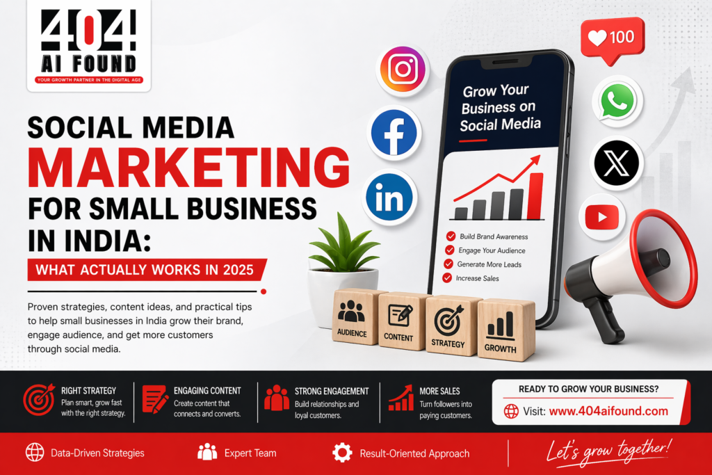 Social media marketing for small business in India strategies