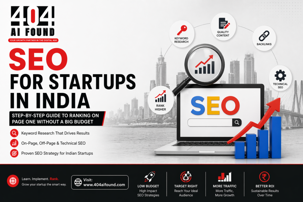 SEO for startups in India step-by-step ranking guide